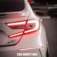 Clear LED Tail Lights for Honda Accord Sedan 10th Gen 2018-2022 Grey Chrome Back picture