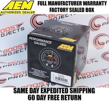 AEM X-Series Boost Display 52mm Gauge -30in Hg to 35psi / -1 to 2.5bar 30-0306 picture