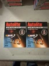 Autolite Platinum AP25 Spark Plugs 8-Pac🔥New Nascar Performance🔥NOS 8 Count picture