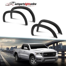 4PCS Black Fender Flares Paintable For 2019-2024 Dodge Ram 1500 OE Style Matte picture