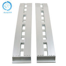 1 Pair 60''x12'' Ramps Aluminum Ramps Car Trailer Truck Hook end 6500Lbs New picture