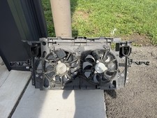 08-15 INFINITI G25 G35 G37 Q40 FRONT RADIATOR CORE SUPPORT With Fans OEM picture
