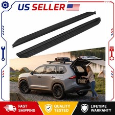 2X Black Side Steps Nerf Bars Running Board For 2024-2026 Grand Highlander picture
