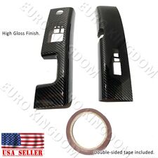 For 06-09 Nissan 350z LHD Real Carbon Fiber Interior Window Switch Trim Covers picture