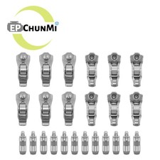 EPChunMi 12 Rocker Arms &Lifters Fits Ford F-150 Mustang 4.6L 5.4L 3V 3L3Z6564BA picture