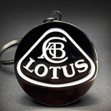 Lotus Badge Keychain Metal Vtg Emblem Evora Elise Exige Esprit F1 Gift picture