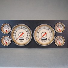New Vintage USA 37659-92 6-Gauge Kit Woodward Beige picture