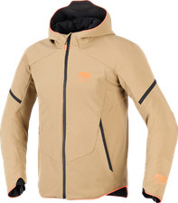 ALPINESTARS For AerosheLL Waterproof Jacket - Dark Khaki/BLack/Orange FLuo - picture
