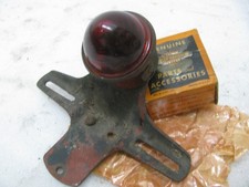 original Harley Davidson taillight & NOS lens 5054-20 Knucklehead 1936 1937 1938 picture