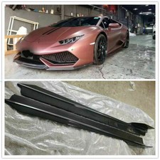 Carbon Fiber Side Skirts Side Skirts V Type For Lamborghini HURACAN LP580 LP610  picture