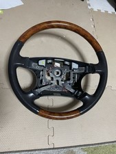Excellent Toyota Mark II Blit 110 Series Wood Combination Steering Wheel OT-236 picture