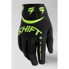 SHIFT Youth White Label Bliss Gloves Flo Yellow YOUTH MEDIUM MX 26390-130-YM picture