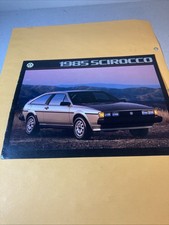 1985 Volkswagen Scirocco Dealer Sales Brochure picture