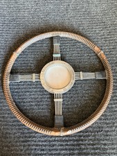 Bluemel's Brooklands Allard Banjo Steering Wheel Rare Vintage picture