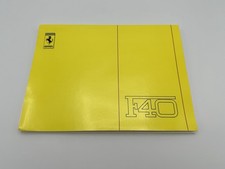 FERRARI F40 INSTRUCTIONS MANUAL 1988 | OWNERS MANUAL | POUCH BOOK NUMBER 512A/88 picture