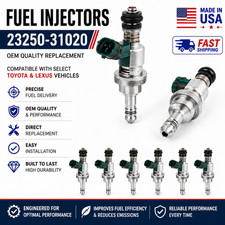 6x OEM Denso Fuel Injector for 2006-2015 Lexus IS250 2.5L V6 23250-31020 picture