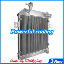 Aluminum 3 Row Radiator For Jaguar MK1 MK I 55-58/ MK2 MK II 59-67/S-Type 63-67 picture