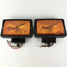 2 NOS Vintage KC HiLiTES Fog Lights With Mounting Boots Truck New picture
