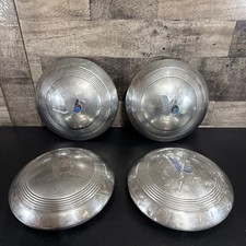 1937 - 1941 Ford Standard Passenger / Pickup Hubcap Stainless V8 Dog Dish Cover picture