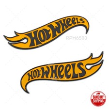 Camaro 3D Hot Wheels Letter Fender Marker Logo Emblem Badge ZL1 Z28 Black Yellow picture