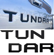 NEW Matte Black Rear Emblem Decal for 2022 2023 2024 25 TUNDRA Tailgate Letters picture