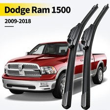 2Pcs Front Windshield Flat Wiper Blade Set For Dodge Ram 1500 2009-2018 22