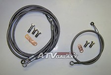 Streamline Steel Braided Front & Rear Brake Lines Steel Yamaha Banshee 350 picture