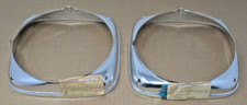 1974 1975 GM A-body Headlight Bezels Malibu Chevelle El Camino NOS 338509 NEW picture