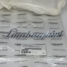 OEM Lamborghini Murcielago, Gallardo Script Ornament, 400853742A, New picture