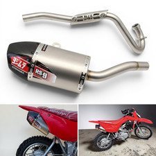 CARBON EXHAUST FULL SYSTEM STAINLESS PIPE RS9 FOR HONDA CRF110F CRF110 CRF 110F picture