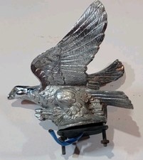 Flying Eagle Lighted Eyes Chrome Hood Ornament Custom Truck Chevy Hot Rat Rod picture