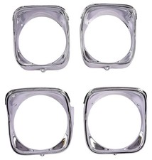 JEGS Headlight Bezels for 1968 Chevrolet Chevelle, El Camino picture