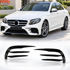 Gloss Black Canards Fins Decor For Benz E-Class W213 2016-2020 AMG-Line picture