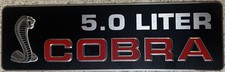 🔥 NOS 1993 FORD MUSTANG SVT COBRA INTAKE MANIFOLD PLENUM EMBLEM COLLECTOR ITEM picture
