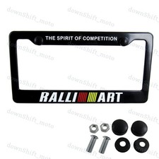 1 pc RALLIART Car Trunk License Plate Frame with Caps for Mitsubishi EVO Eclipse picture