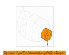 HONDA OEM 13-17 Accord Electrical Alternator-Pulley 311415A2A01 picture
