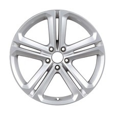 19x9 5 Double Spoke Refurbished Alloy Wheel Painted Bright Hypersilver 560-69935 picture
