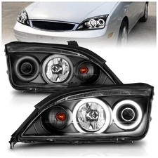 Anzo 121198 Headlamp For Ford Focus 2005-2006 Left & Right Halogen Black Housing picture
