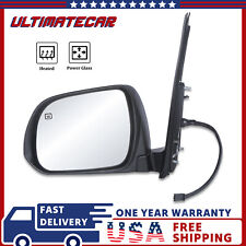 1x Driver Side Power Heated Manual Folding Mirror For 2013-2017 Toyota Sienna picture