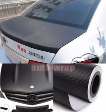 Whole Car Wrap - Hot 3D Carbon Fiber Vinyl Sticker Film Black / 65FT x 5FT - BO picture