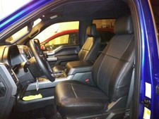 Clazzio Genuine Leather Black Seat Covers for 2015-2018 Ford F-150 Supercrew picture