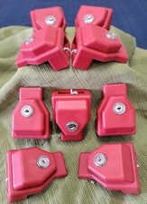 Lot Of 9 New Plastic Glad Hand Locks All Keyed The Same picture