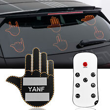 The Glogesture - Led Hand Sign Middle Finger Car Light Fun with Remote Road Rage picture