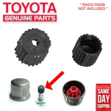 08 - 13 TOYOTA HIGHLANDER RADIO DISPLAY POWER CONTROL KNOB GEAR INSERT OEM NEW picture