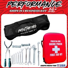 Roll Up ATV UTV SXS Repair Tool Kit Wrench Tire Hex Screwdriver Torx Trail  picture