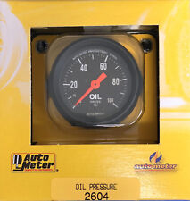 Auto Meter 2604 Z-Series Oil Pressure Gauge Mechanical  0-100 PSI 2 1/16 picture