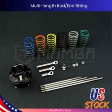 MAMBA Universal Turbo Adjustable Wastegate Actuator w/ 6 x spring + 4 x Rod -US picture