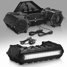 BOSS Audio Systems ATVB95LED Weatherproof Bluetooth Amplified ATV 8” Speakers picture