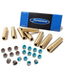 Supertech Bronze Valve Guides + Seals Fits BMW M50 M52 S50 M52 M54 2.8L 3.0L 24V picture