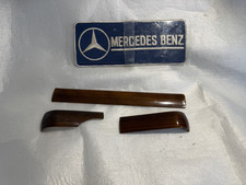 NOS Mercedes W123 Zebrano Wood RH LH CENTER Dash Trim 300D 240D 300TD 280E CE picture